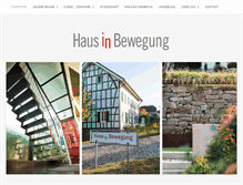 Tablet Screenshot of hausinbewegung.de